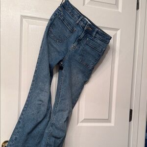 Zara Women's Straight Leg Blue Jeans